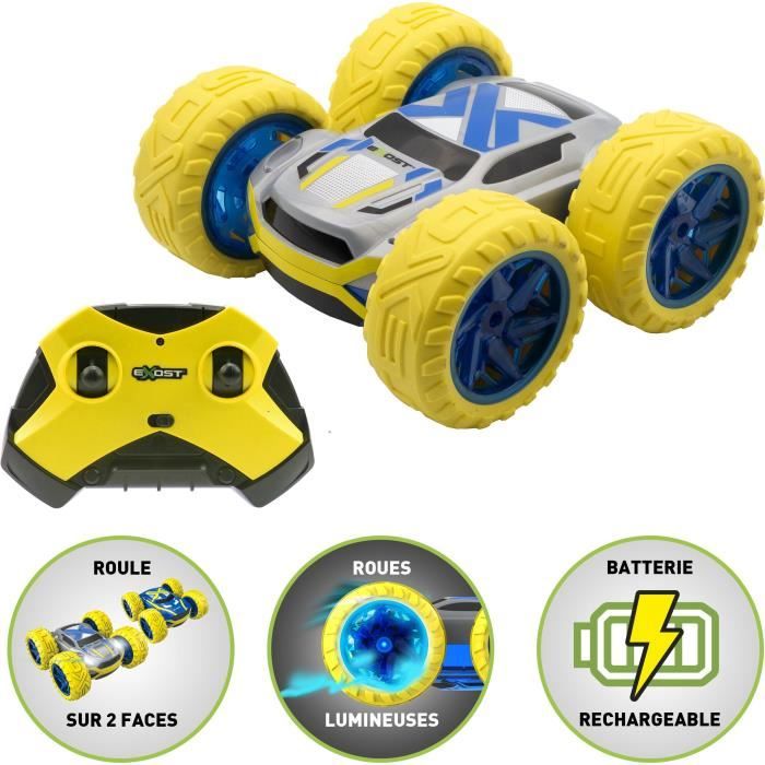Voiture télécommandée EXOST 360 CROSS FLASH 1:18 Jaune