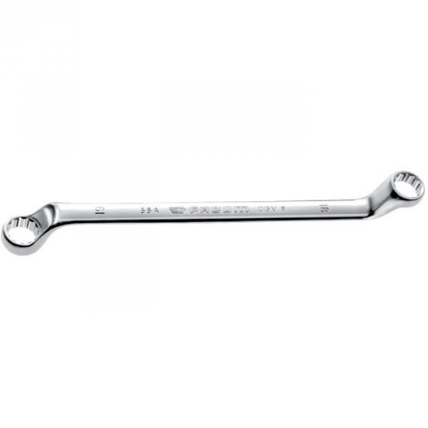 Clé polygonale contrecoudée métrique FACOM 55A.21X23 - diamètre 21x23mm - longueur 316mm