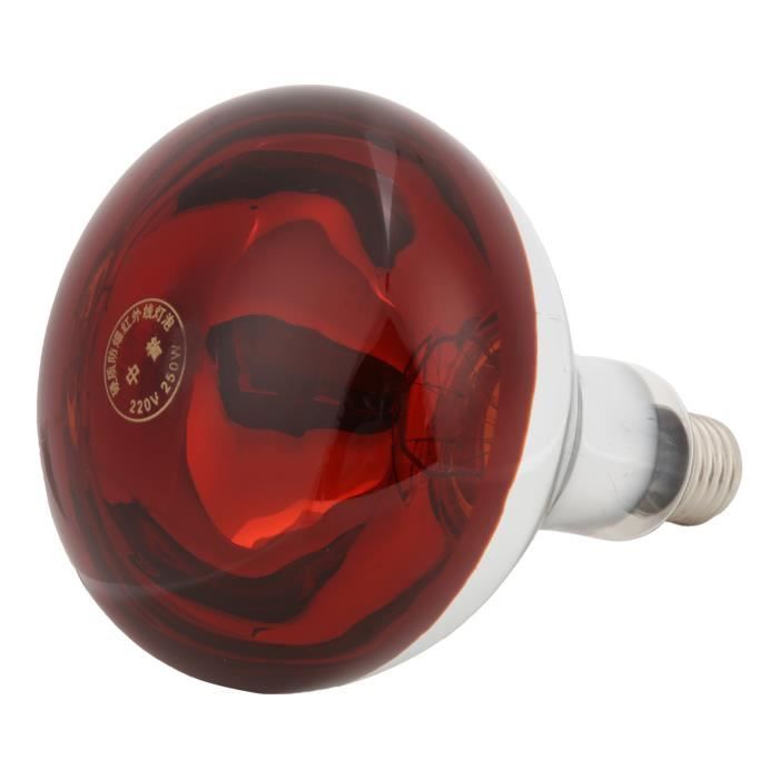 Comparer les prix de Fafeicy Ampoule chauffante pour poussins, lampe infrarouge rouge, 220V / 250W
