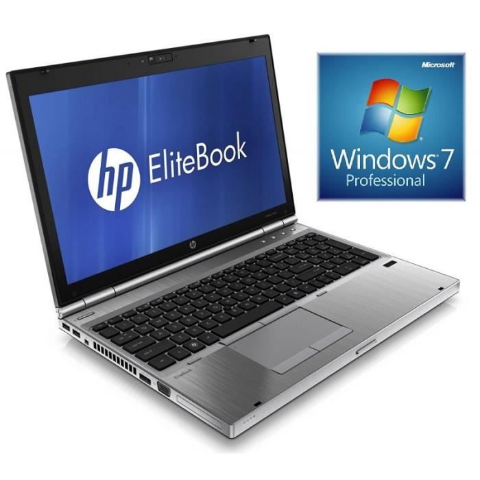 HP EliteBook 8560p - Windows 7 - i5 4GB 320GB - HD6470M - 15.4 - Webcam - Station de Travail Mobile PC Ordinateur