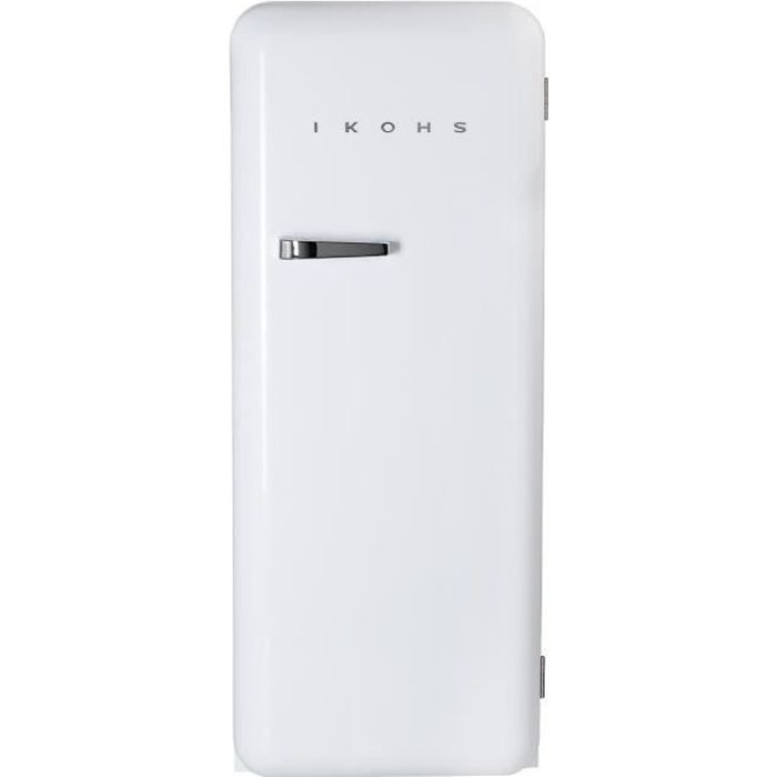 Frigo Blanc 150M IKOHS RETRO réfrigérateur 260L A+ 2ans garantie vintage -  Achat / Vente réfrigérateur classique Frigo Blanc 150M IKOHS RETRO  réfrigérateur 260L A+ 2ans garantie vintage - Cdiscount