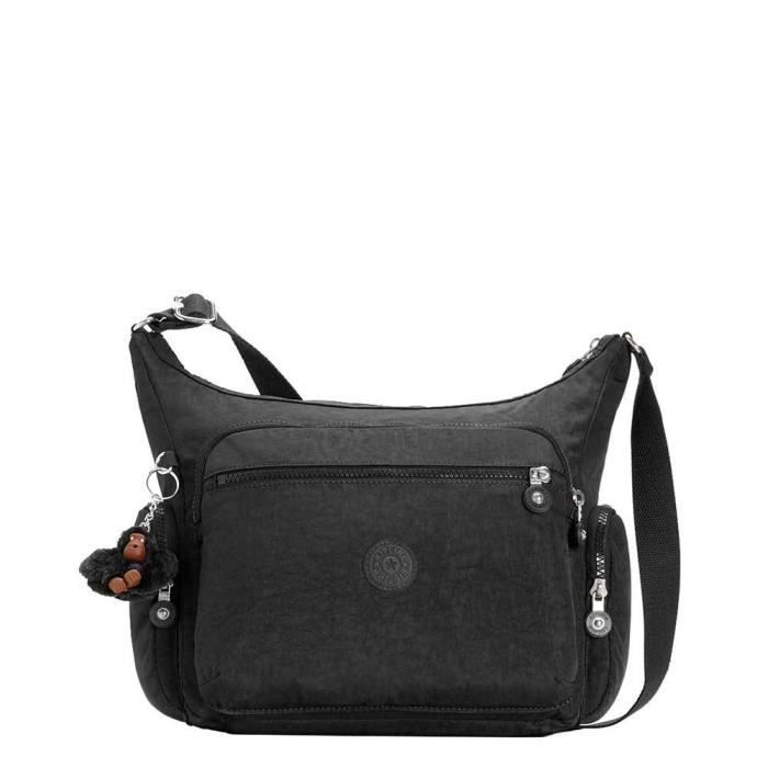 Kipling GABBIE - Schoudertas - wild leopard/zwart Kipling GABBIE - Schoudertas - wild leopard/zwart
