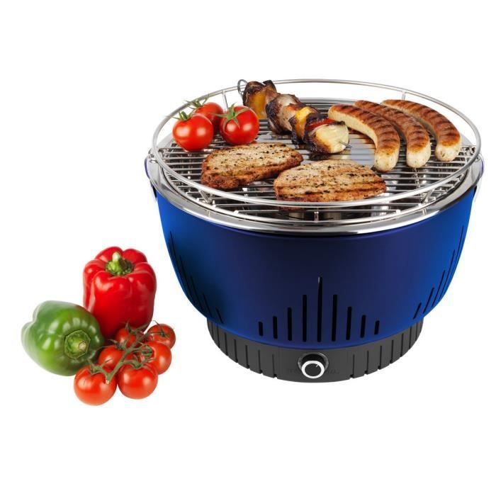 Medion Barbecue De Table A Charbon Avec Ventilation Md 17700
