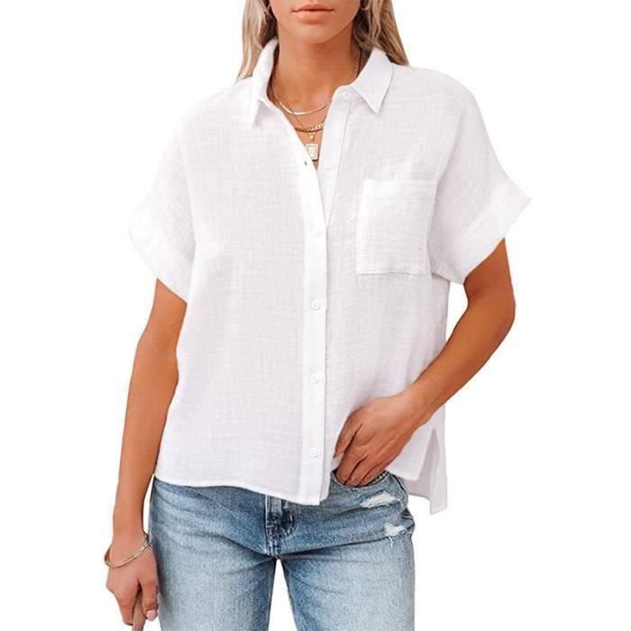 Chemise manches courtes en tissu main image 1