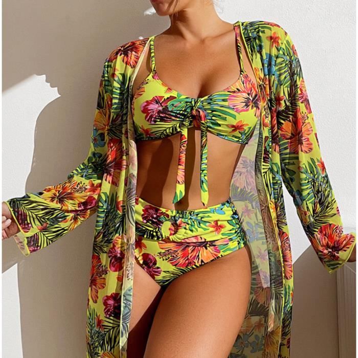 Shorty de bain taille haute deals