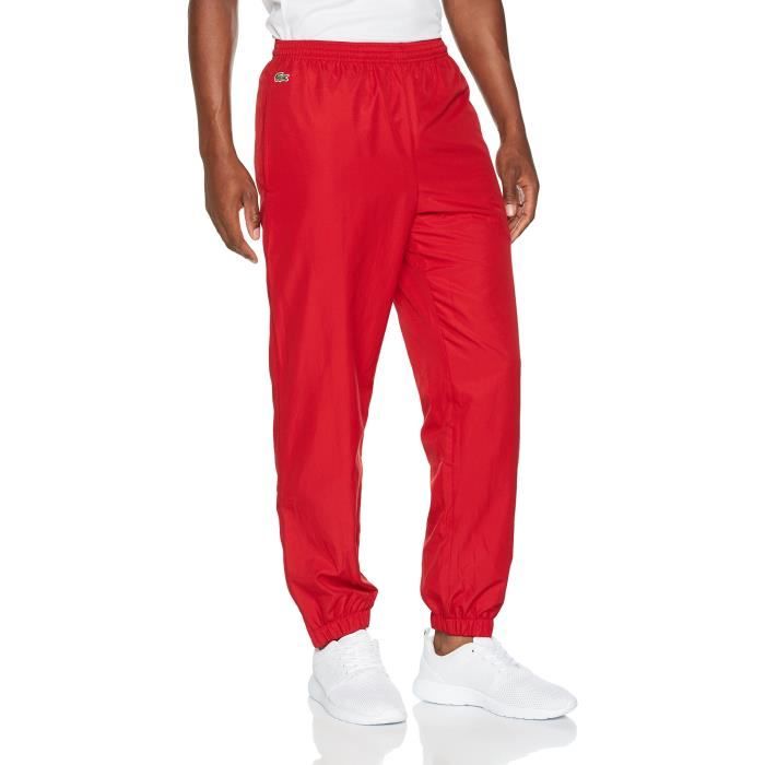 survetement lacoste rouge