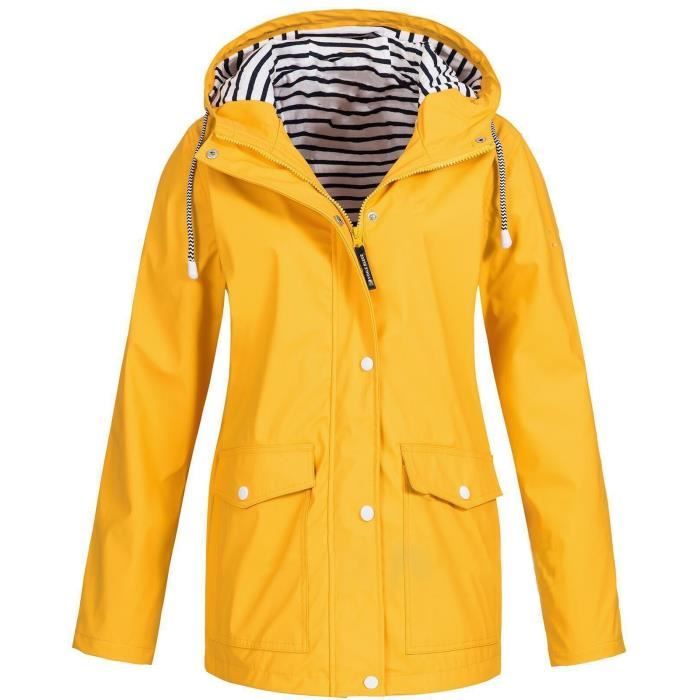 Manteau impermeable chaud femme cheap