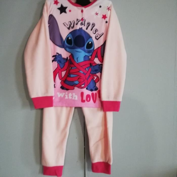 Pyjama Stitch 8 ans rose Cdiscount Pret a Porter