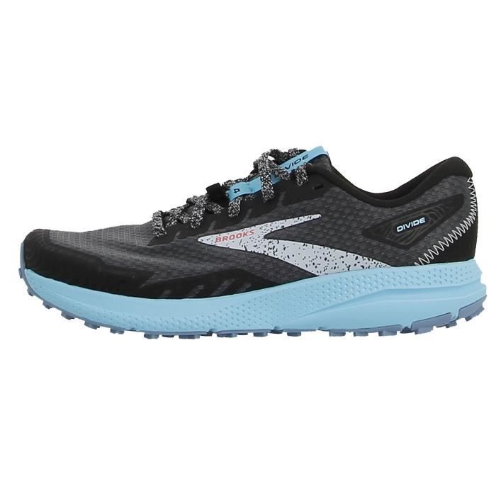 Chaussures running trail Divide Brooks Gris DNA LOFT Semelle crantee Cdiscount Sport