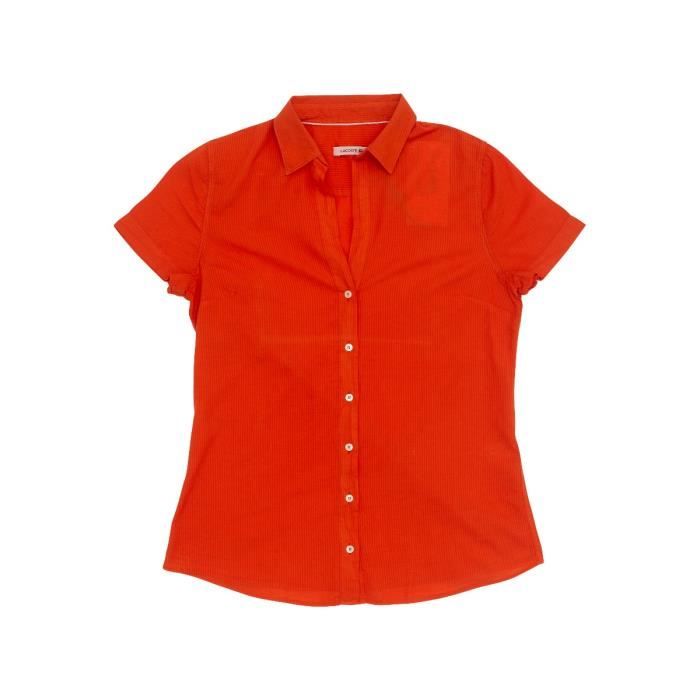 lacoste chemise femme