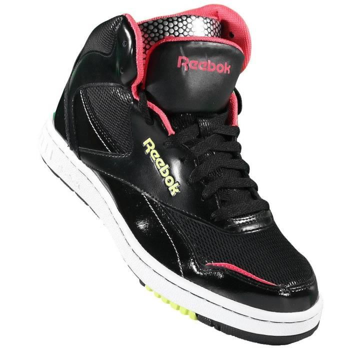 Reebok Baskets - REEBOK - PT 20 Int - Femme - Noir - Lacets - Synthétique - Plat