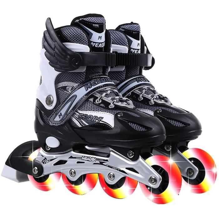 Patins à Roulettes 2 En 1 AGLOAT - Rollers Transformables En Sneakers Pour Enfants - Taille 33EU - Cadeau Anniversaire