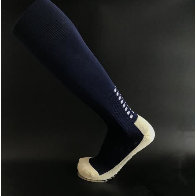 PERMANENTLY001 Chaussettes Sport Antidérapantes Football Basketball - Lot 4 Paires Rembourrées Respirantes