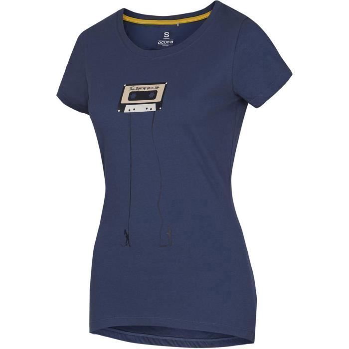 T-shirt femme Ocun Classic T blue - blue sargasso sea tape