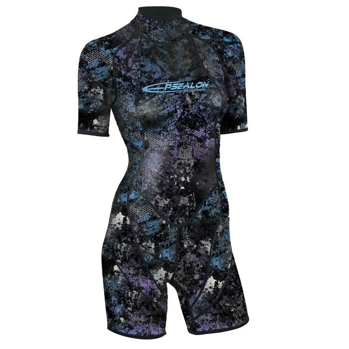 Combinaison de plongée shorty femme Epsealon HC 25mm - bleu - XS