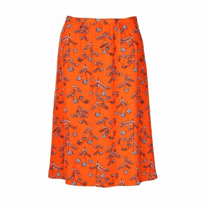 Jupe en soie spicy navy bleu Femme COMPTOIR DES COTONNIERS Rouge Cdiscount Pret a Porter