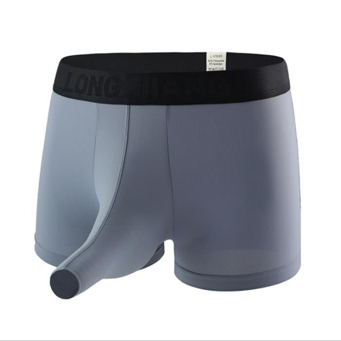 Boxer shorty Ice inj Boxer respirant pour homme calecon ouvert elephant antarctique slip sexy GRAY E82046 Blanc Cdiscount Pret a Porter