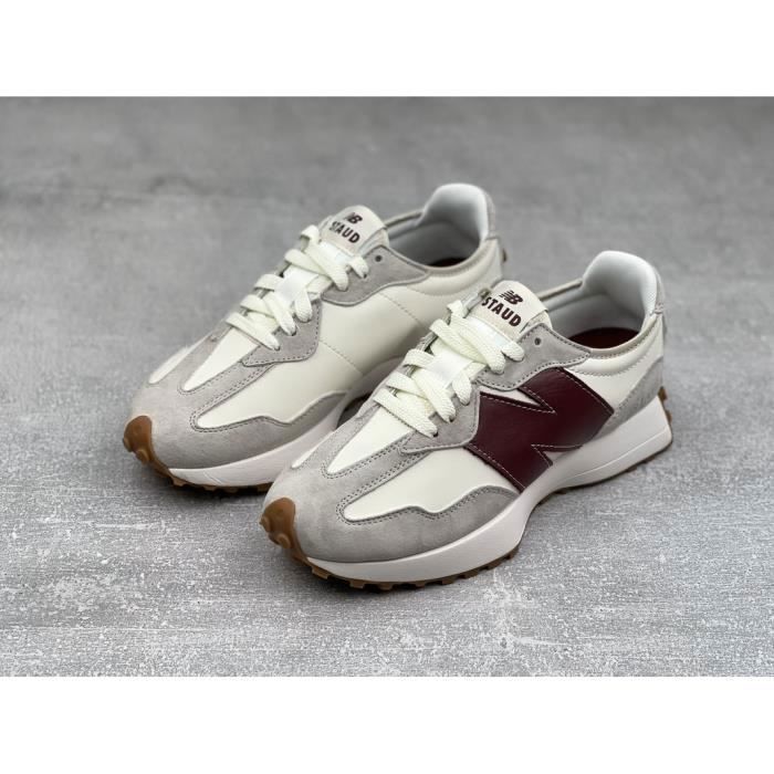 New Balance NB 327 WS327SG Red Wine Homme Femme Chaussures Entrainement de Sport Red Cdiscount Chaussures