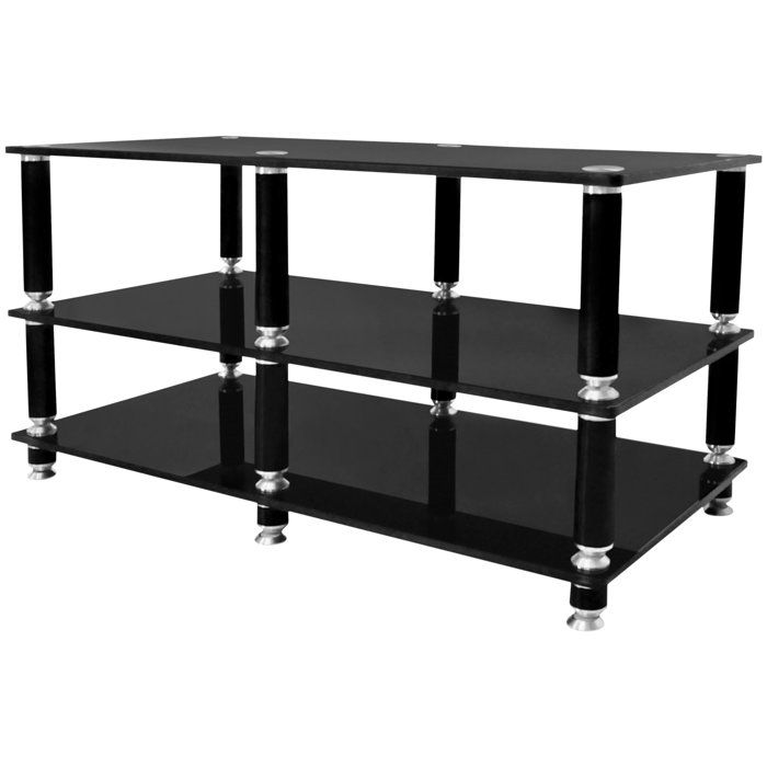 Meuble TV - NorStone - Stabbl AV - Noir - Charge max 74 kg Meuble TV - NorStone - Stabbl AV - Noir - Charge max 74 kg
