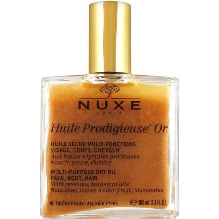 Nuxe Huile Prodigieuse Or Flacon 100ml Achat Vente Lotion Capillaire Nuxe Huile Prodigieuse Or Cdiscount