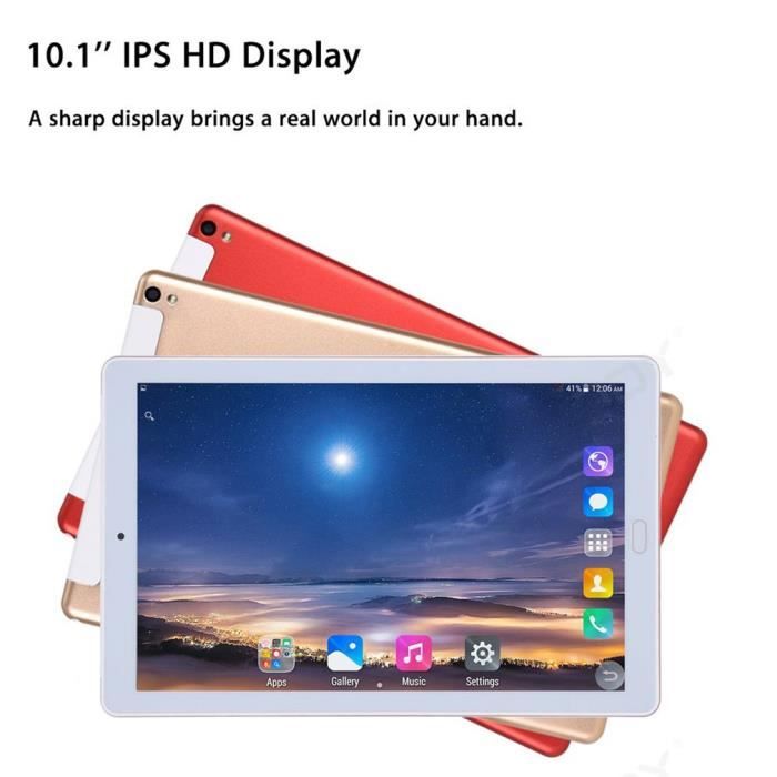 10,1 pouces tablette tactile 2Go + 32Go double