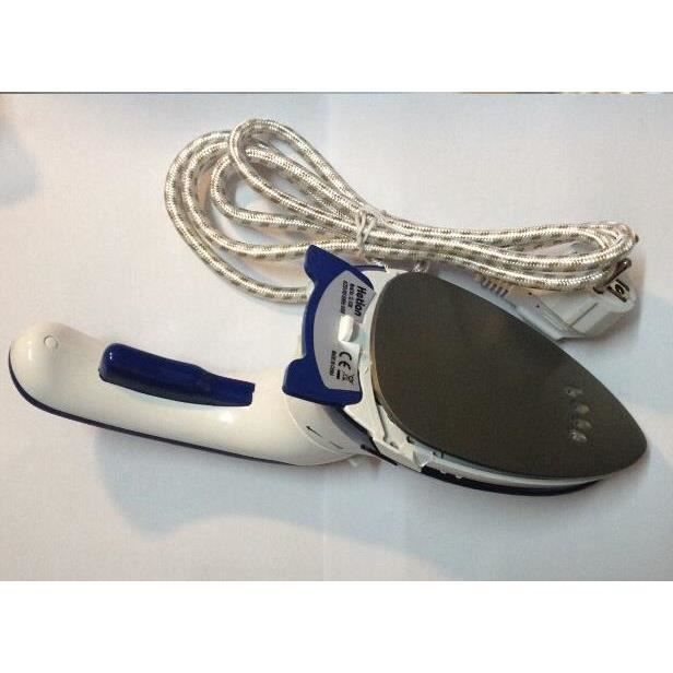 Molbory Mini fer à repasser à vapeur pliable pour voyage, 800 W, avec réglage de la température variable, fer à vapeur portable, mini fer à repasser à sec et à vapeur Molbory Mini fer à repasser à vapeur pliable pour voyage, 800 W, avec réglage de la température variable, fer à vapeur portable, mini fer à repasser à sec et à vapeur