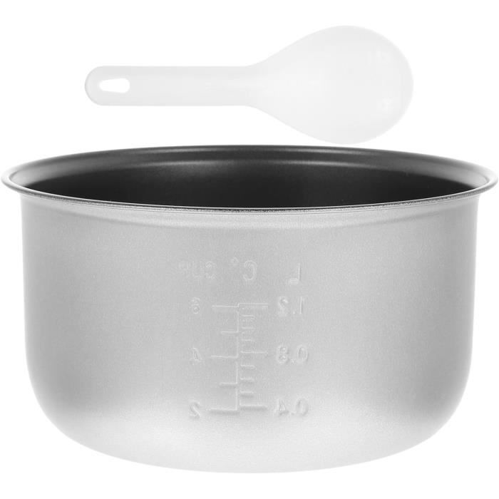 OUNONA Pot Intérieur De Cuiseur à Riz Acier Inoxydable Antiadhésif