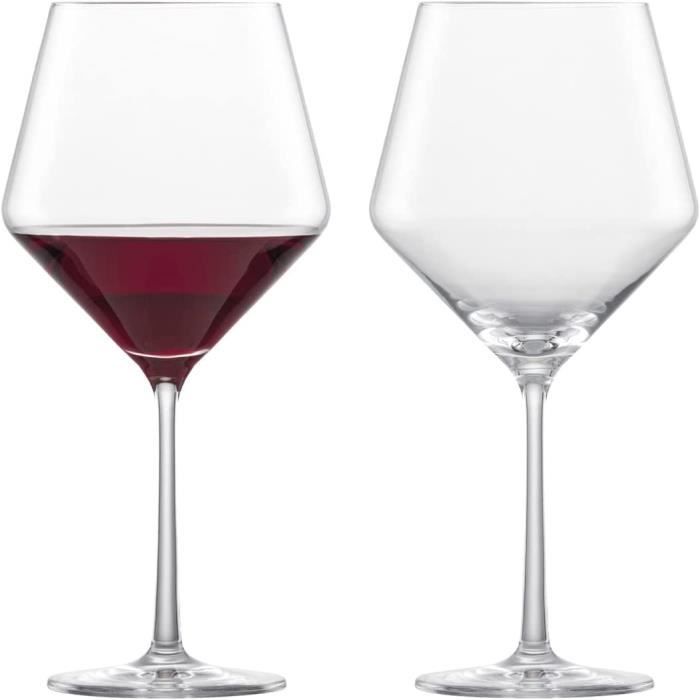 Lot de 6 verres à vin en verre trempé résistant 470 ml - Passe au lave Lot de 6 verres à vin en verre trempé résistant 470 ml - Passe au lave