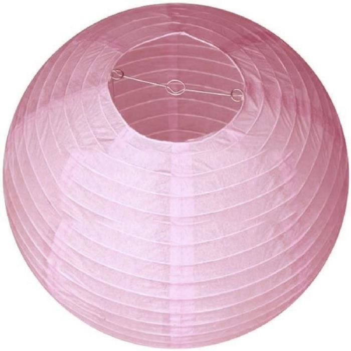 Lot De 4 Lampions Boules Chinoises Traditionnelles - Décoration Asiatique Zen Et Festive 35cm
