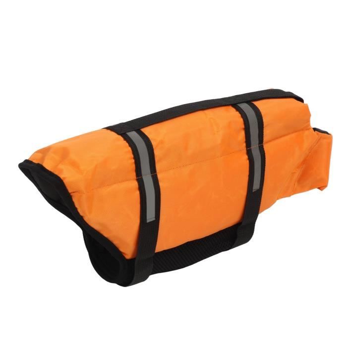 Meilleurs prix pour Gilet de sauvetage pour chien - SHIPENOPHY - Orange - Ajustable - Confortable - Flottabilité élevée