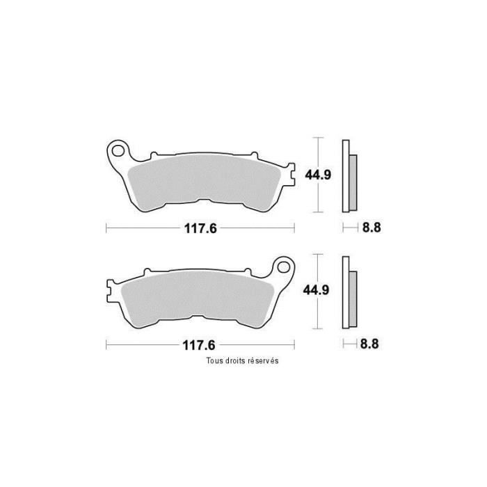 Avd Plaquette De Frein Kyoto Pour Moto Honda 1100 Vf C Magna 19 A 1984 Avg Automotive Parts Accessories