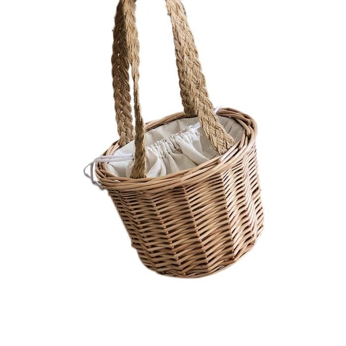 sac a main panier osier