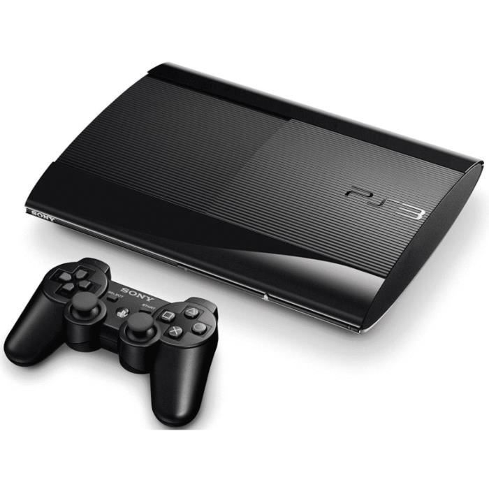 Console de salon - Sony - PS3 Ultra Slim 500 Go - Noir - Slim - Capacité de stockage 500 Go - Sony