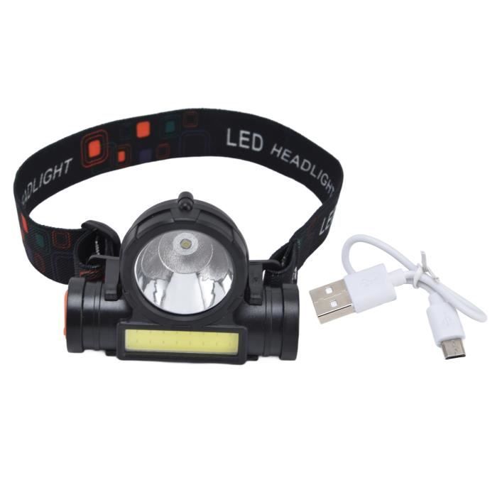 Zamus LED Lampe Frontale Rechargeable USB Puissante à Capteur COB