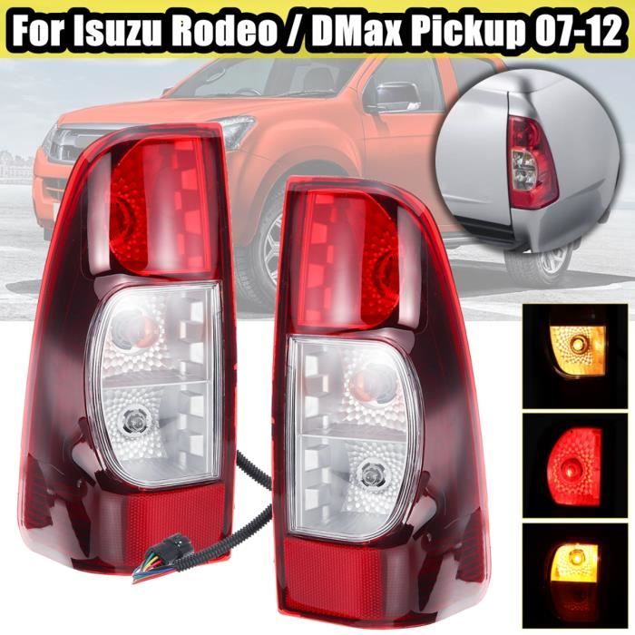 Feux Arrière LED Complets Pour Isuzu D-Max 2012-2019 - Fumé Ou Rouge, Avec Ampoules Et Câbles