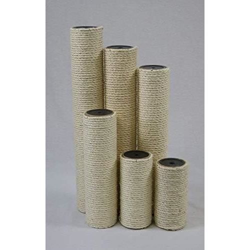 Lot De 4 Troncs De Rechange En Sisal Naturel Pour Arbre à Chat – Diamètre 6,8 Cm, Hauteur 40 Cm – Protection Meubles