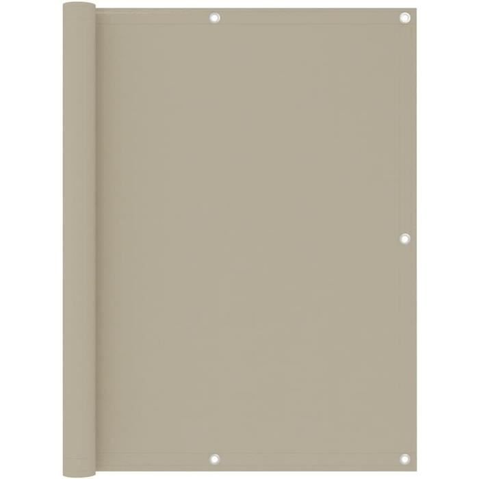 QINGLV Brise-Vue Balcon 90x300 Cm Gris Foncé - Écran Occultant Imperméable Anti-UV 90% - Protection Intimité Terrasse Jardin Piscine