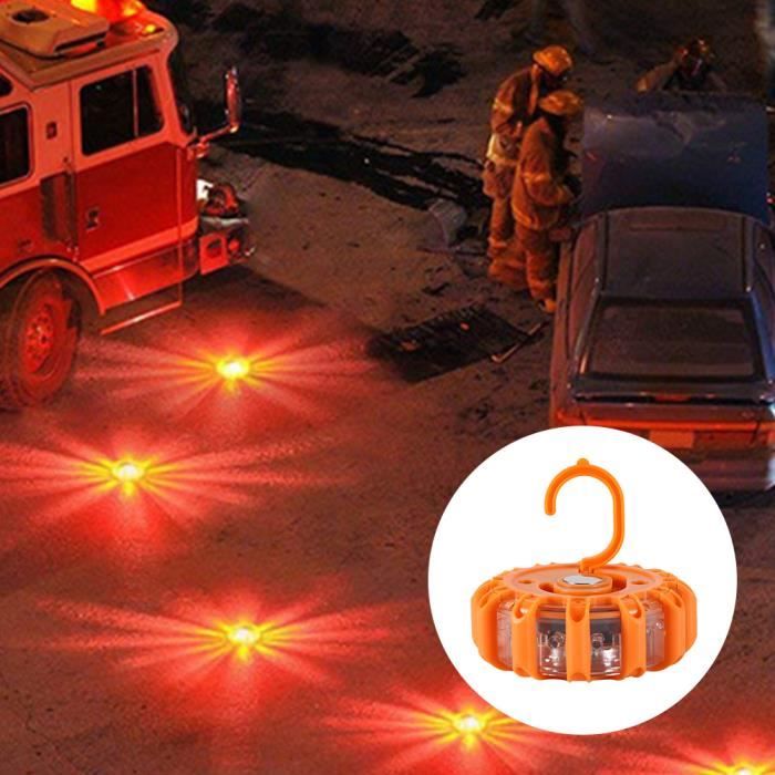 Support Pour Feu D'avertissement - 2 Pièces, Forme I, Base Métallique Avec Câble, 12V
