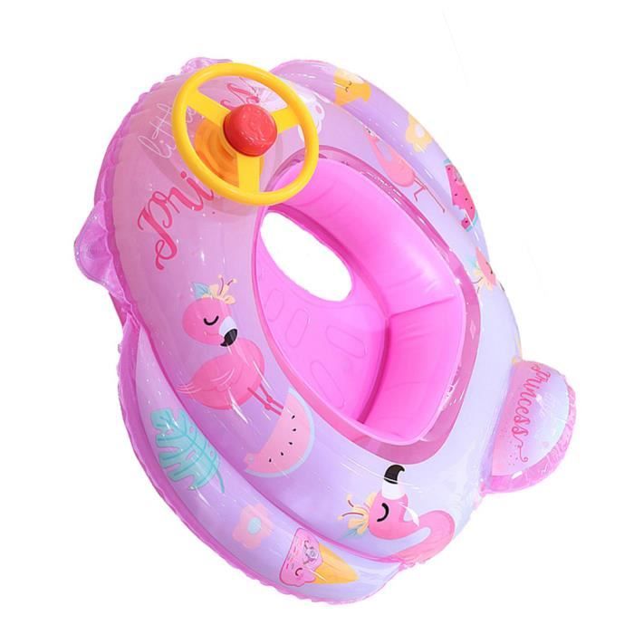 VGEBY Bouée bébé avec siège de sécurité, anneau de natation gonflable, apprentissage de la natation pour enfant 2-6 ans