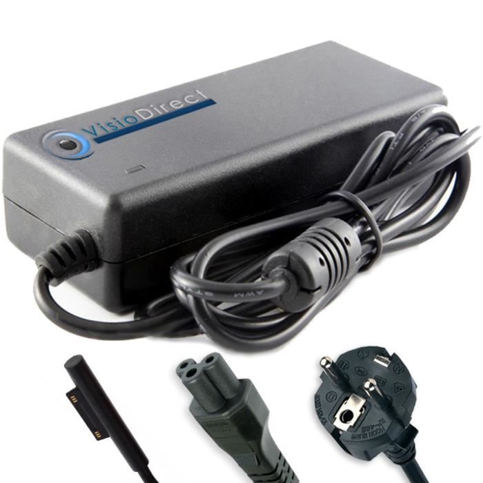 Chargeur pour tablette Microsoft Surface PRO 4 1724 12V 2.58A 36W