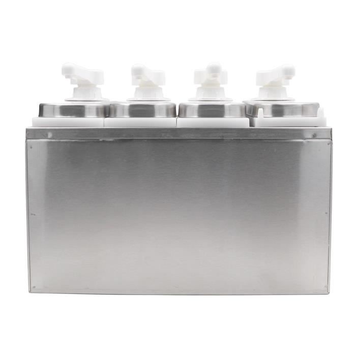 Distributeur De Sauce à Pompe 1L - Transparent - Pour Ketchup, Vinaigrette, Sirop - Design Anti-fuites