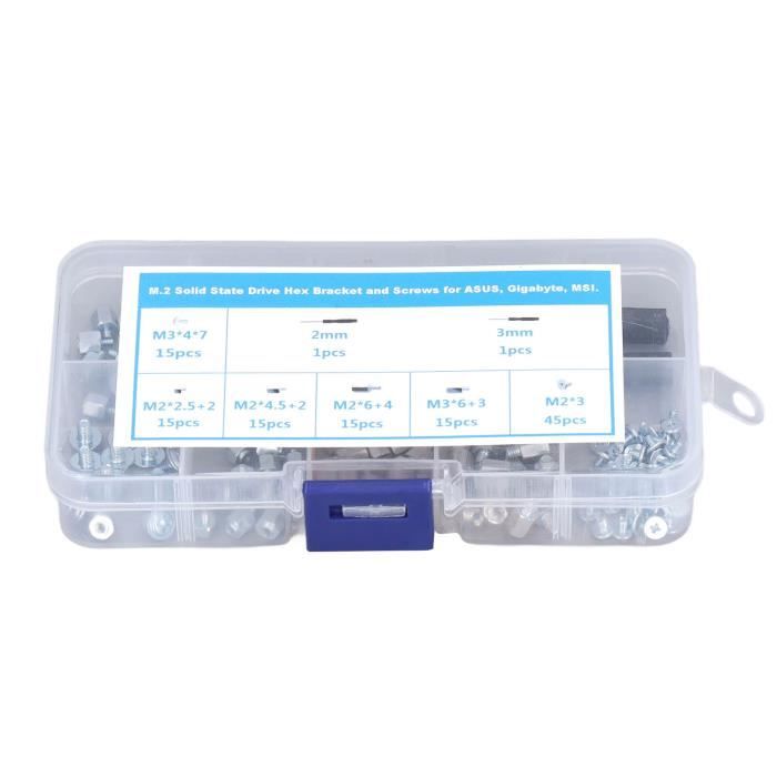 Kit De 352 Vis Pour Réparation PC - Tournevis Inclus - Pour Disque Dur, Carte Mère, Ventilateur