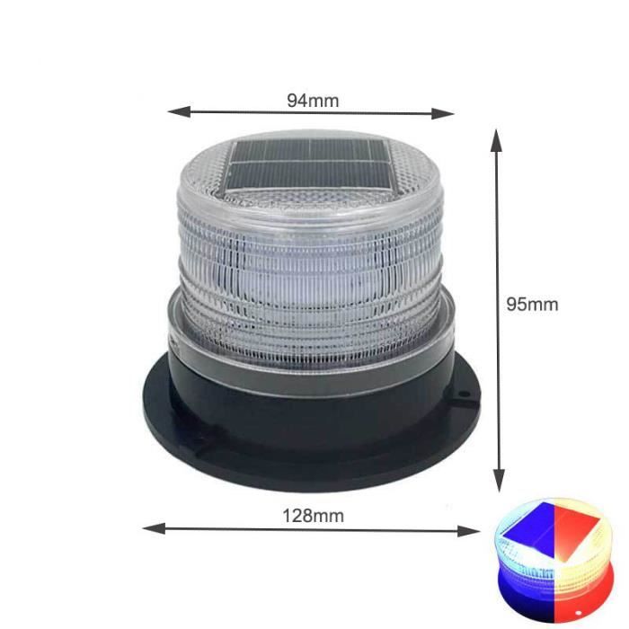Romantic Avertissement de lampe clignotante d'urgence stroboscopique d'urgence de toit de