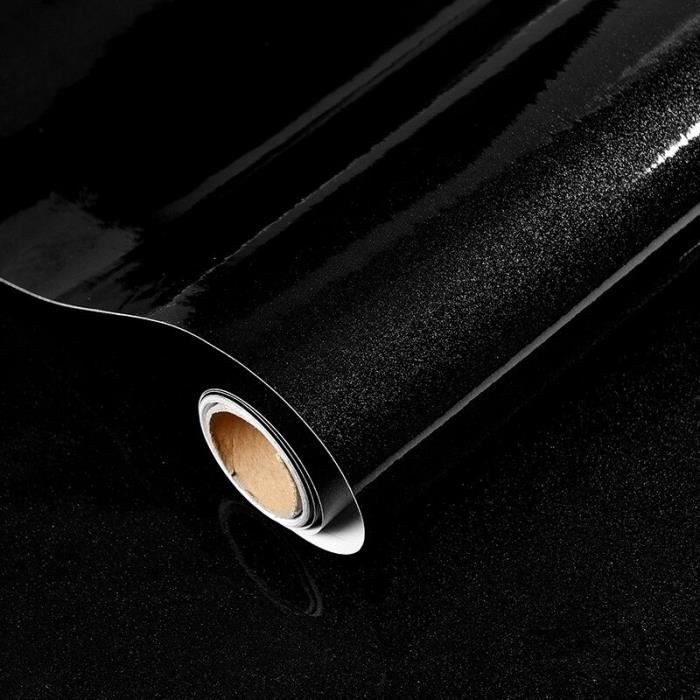 Papier Adhésif Brillant Timeet 60x500cm - Blanc, Imperméable, Pour Rénover Meubles Et Plans De Travail
