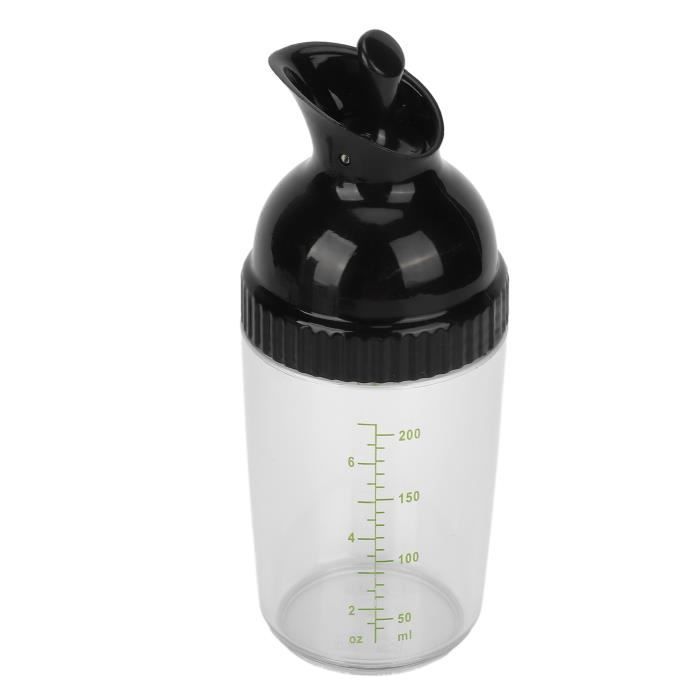 Zerodis bouteille de vinaigrette Shaker à vinaigrette 200 ml sans BPA pour éviter les fuites pot à vinaigrette avec couvercle