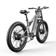 Shengmilo Ebike gros pneu vélo, vélos électriques adultes 1000 W, 45 KM/H, 75 milles, VTT, 7 vitesses-1