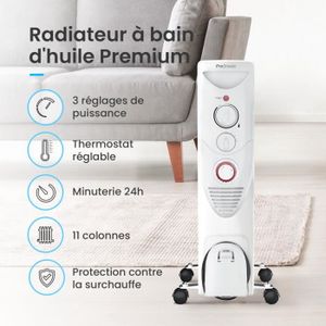 Chauffage D'Appoint Pro Breeze 500W - Mini Radiateur Céramique Bureau