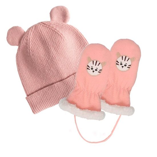 Gants Bébé Isotoner Ultra Doux - Doublure Fausse Fourrure, Pour Enfants 2-4 Ans, Modèle Hiboux - 5