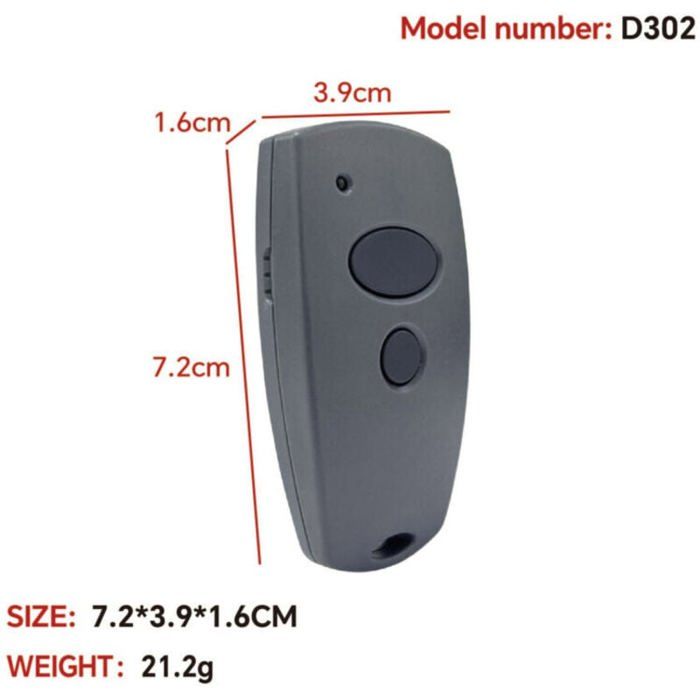 Télécommande De Porte De Garage – 868 MHz, Compatible Digital4224, SODIAL