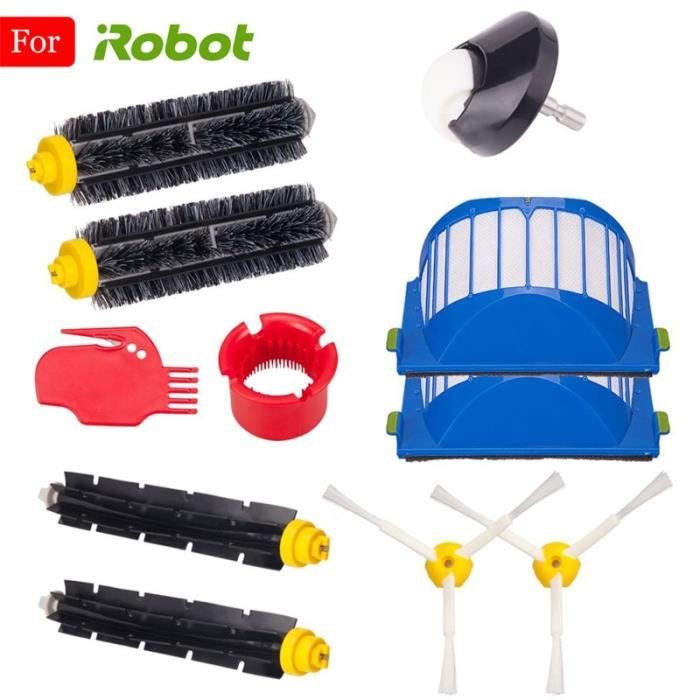 IR600-18 - 3 brosses latérales de rechange pour aspirateur Robot iRobot  Roomba, pièces détachées, séries 500, - Cdiscount Electroménager